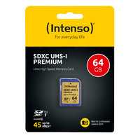 Intenso SDXC 64 GB Class 10 UHS-I Premium