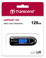 Transcend JetFlash 790K 128 GB USB 3.1 Schwarz