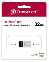 Transcend JetFlash 880 32 GB OTG micro USB + USB 3.1