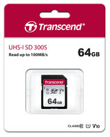 Transcend SDXC 300S 64 GB Class 10 UHS-I U1 V10