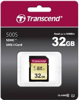 Transcend SDHC 500S 32GB Class 10 UHS-I U1