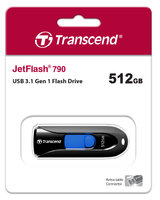 Transcend JetFlash 790K 512 GB USB 3.1 Schwarz